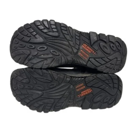 MERRELL Mens Equinox MID WATERPROOF STSP Work Boots Black 10W display picture 1